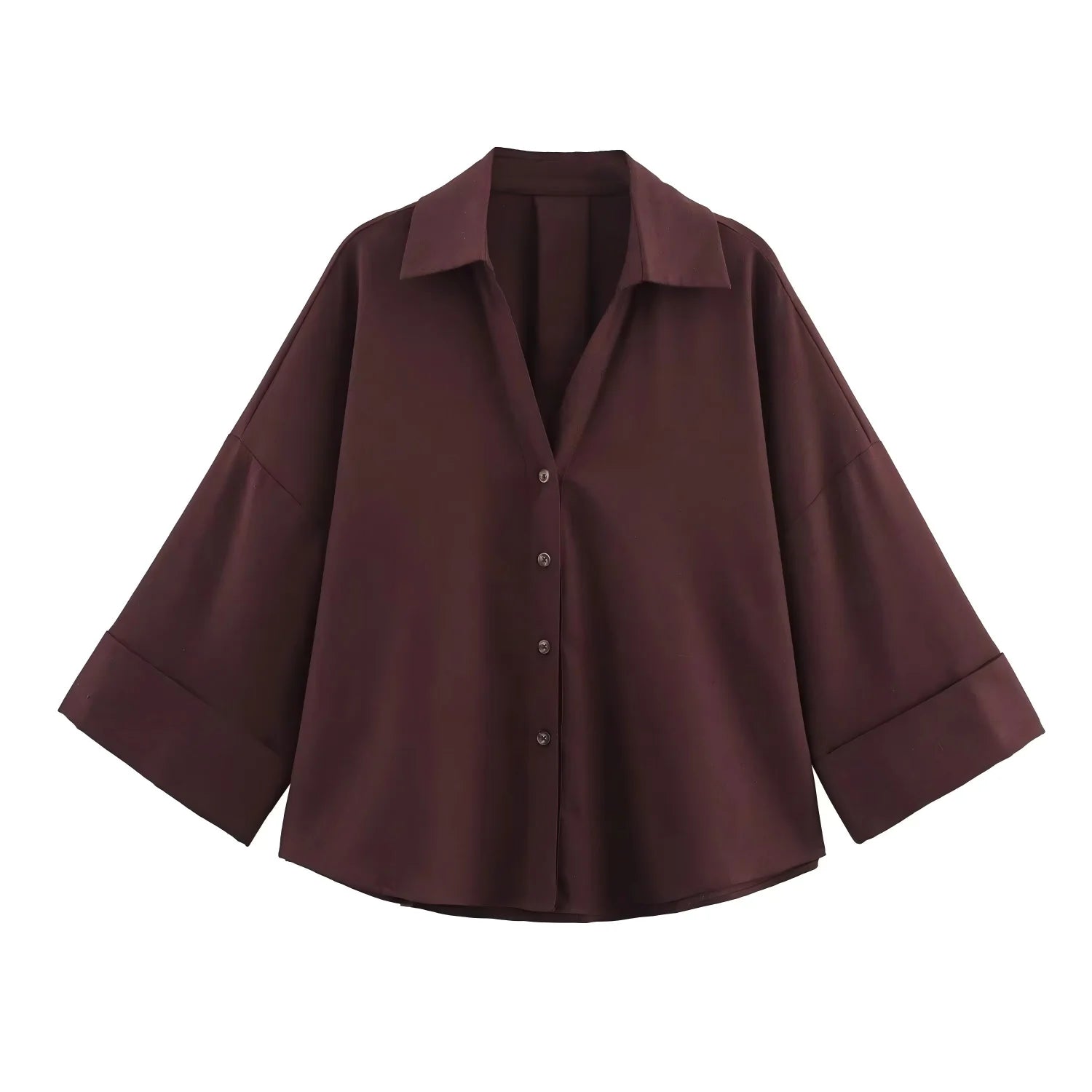 VALORIA | Women’s Oversized Wide Sleeve Shirt modern loose-fit shirt for spring and summer wear