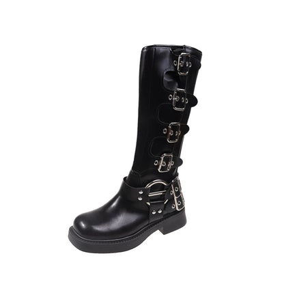 VALORIA | Women’s Platform Boots with Knee High Design