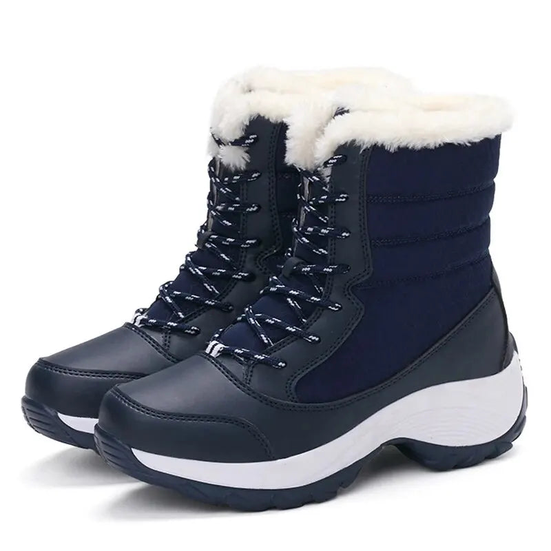 VALORIA | Women’s Plush Winter Boots ankle design