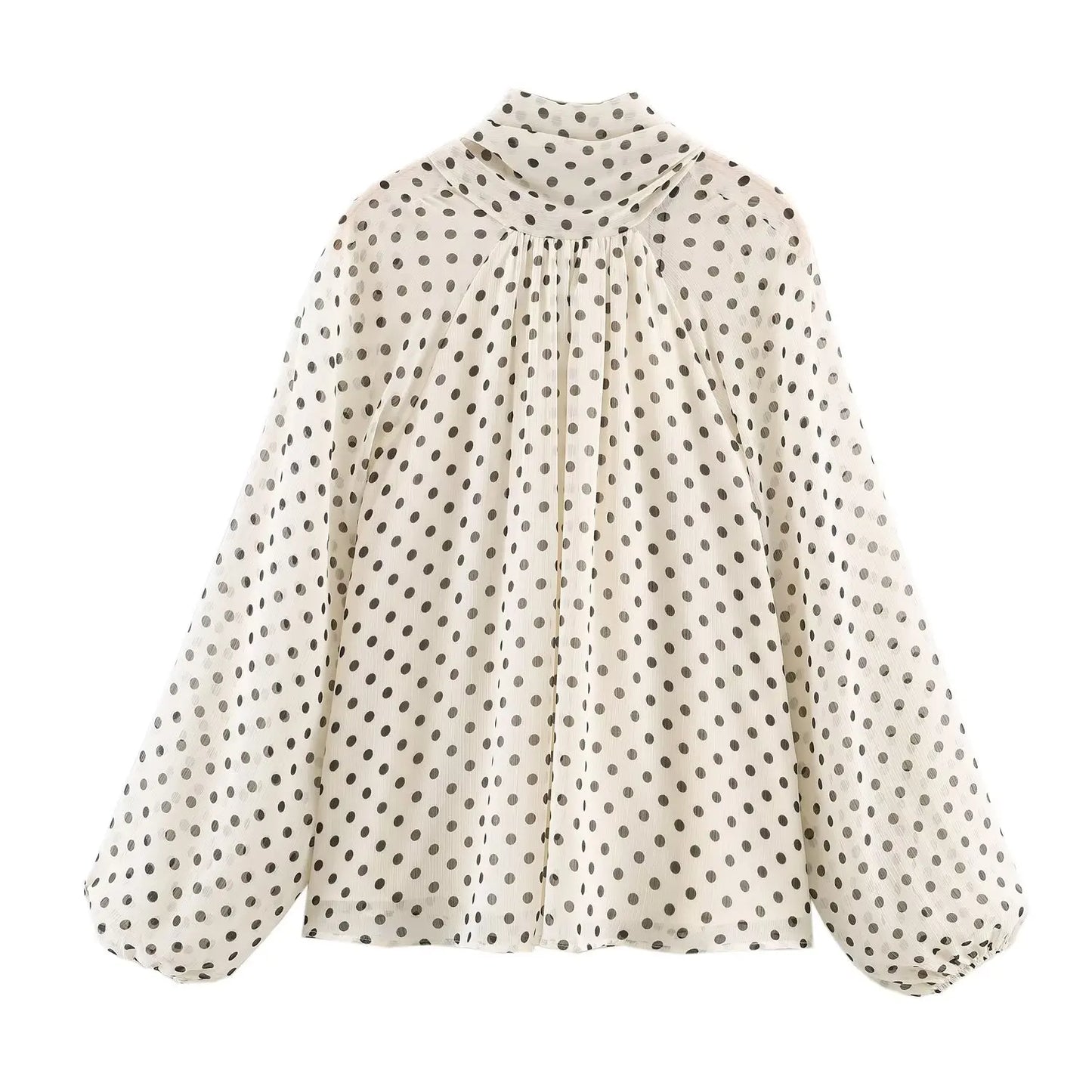 VALORIA | Women’s Polka Dot Slim Blouse stylish women’s top for office and casual outfits