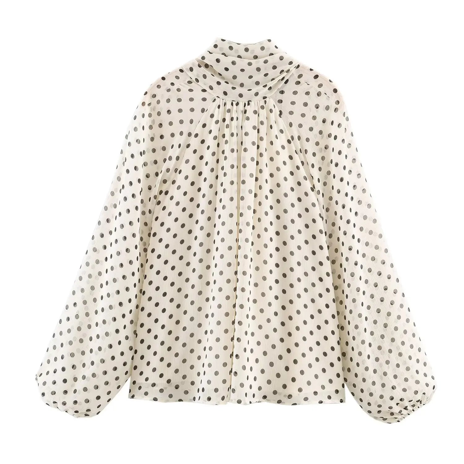 VALORIA | Women’s Polka Dot Slim Blouse stylish women’s top for office and casual outfits