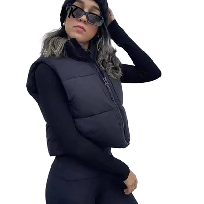 VALORIA | Women’s Short Padded Down Vest Jacket