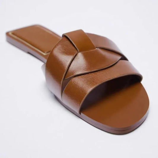 VALORIA | Women’s T-strap slide slippers