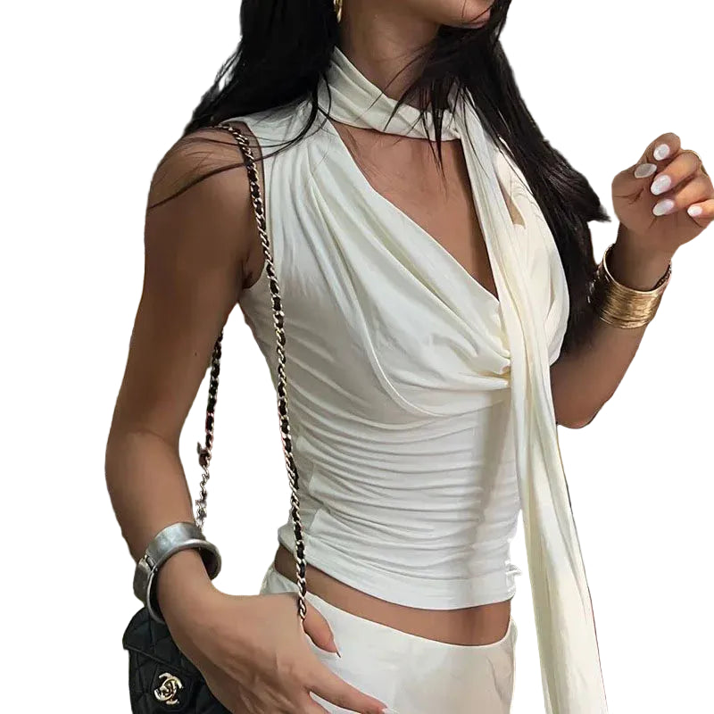 VALORIA | Women’s V-Neck Knit Tank Top stylish sleeveless knit blouse with flattering fit