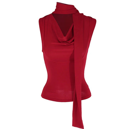 VALORIA | Women’s V-Neck Knit Tank Top versatile summer top for casual and vacation outfits