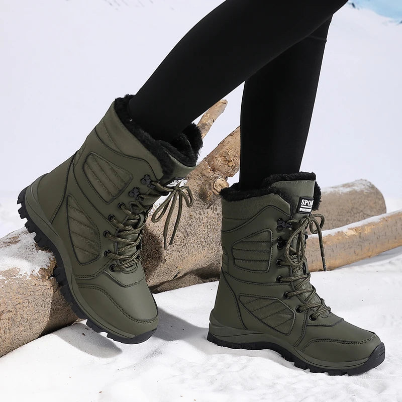 VALORIA | Women’s Waterproof Snow Boots ankle design
