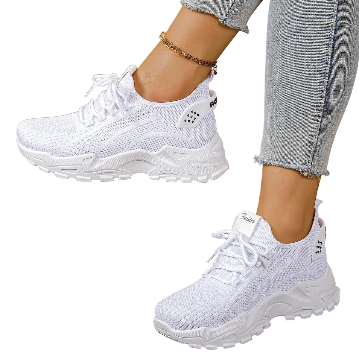 VALORIA | Women’s breathable mesh sneakers crafted for lightweight comfort, durability 