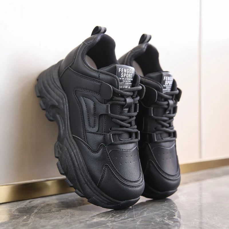 VALORIA | Women’s breathable platform sneakers pairing perfectly with jeans, dresses and casual outfits