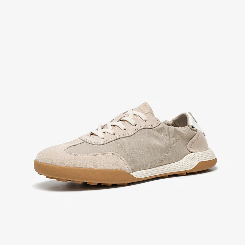 VALORIA | Women’s breathable suede patchwork sneakers casual outfit