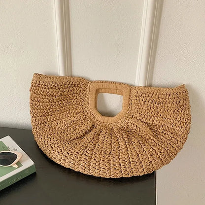 VALORIA | Women’s chic half moon handbag pairing perfectly with summer dresses and sandals