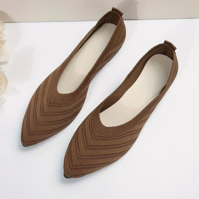 VALORIA | Women’s chic pointed toe loafers minimalist fashion style