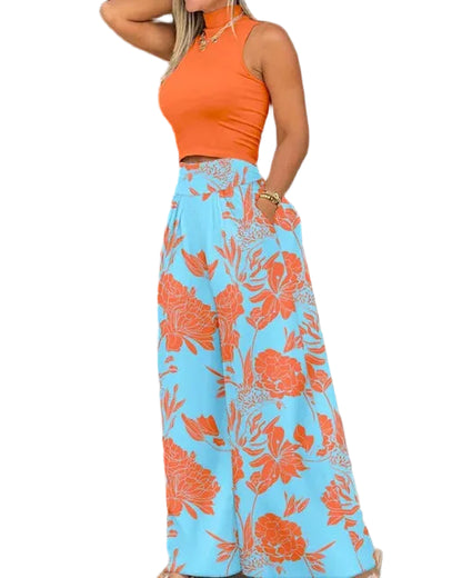 VALORIA | Women’s chic wide leg co-ord set perfect for casual wear and special occasions