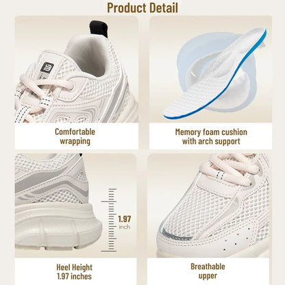 VALORIA | Women’s comfortable high-top athletic sneakers with breathable mesh upper