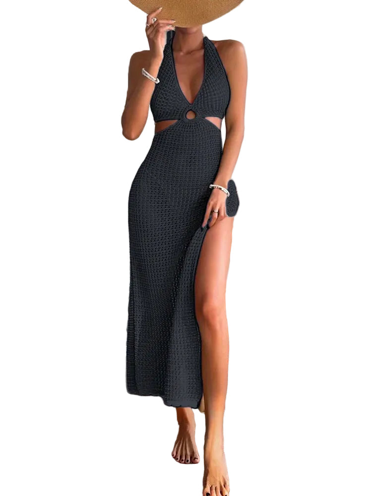 VALORIA | Women’s comfortable knit hollow-out dress with soft breathable fabric