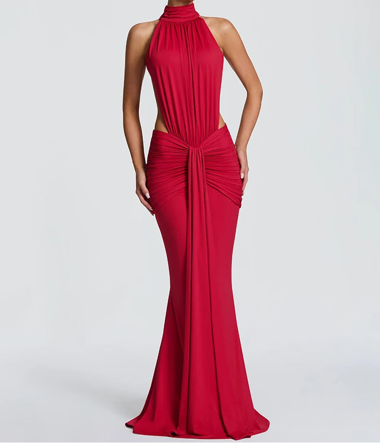 VALORIA | Women’s comfortable off-shoulder bodycon maxi dress with soft stretch fabric