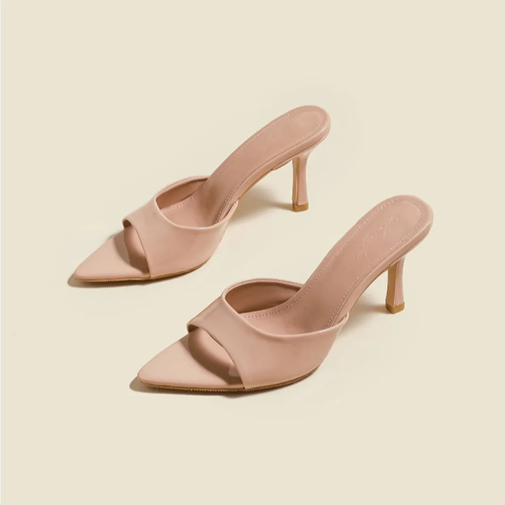 VALORIA | Women’s comfortable pointed heel slides lightweight fit