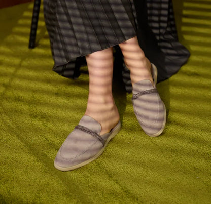 VALORIA | Women’s comfortable suede slip-on loafers lightweight wear