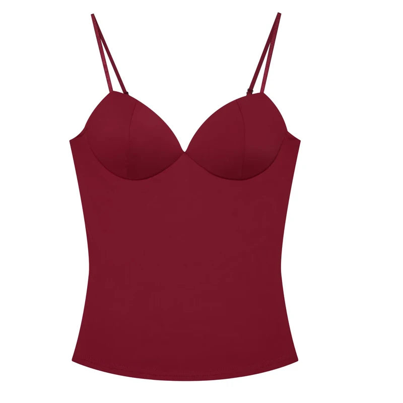 VALORIA | Women’s corset-style backless crop top perfect for pairing with jeans, skirts and shorts
