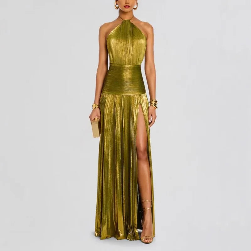 VALORIA | Women’s corset off-shoulder maxi dress