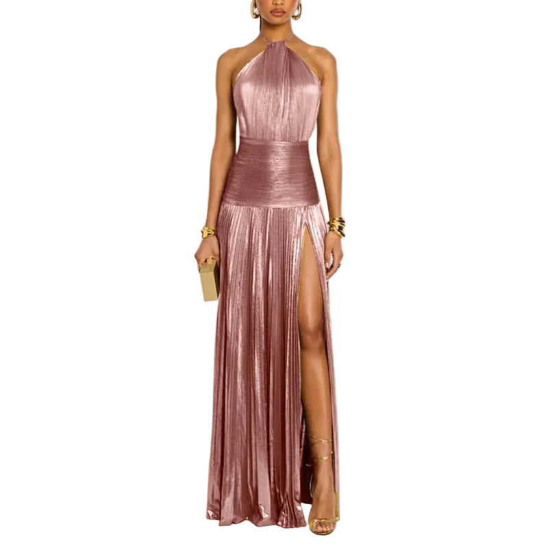 VALORIA | Women’s corset off-shoulder maxi dress designed for modern glamour and sophisticated 
