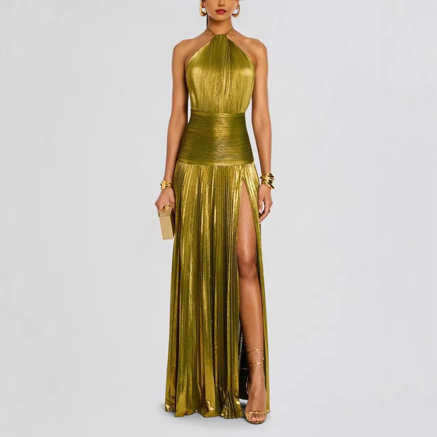 VALORIA | Women’s corset off-shoulder maxi dress designed for modern glamour and sophisticated elegance