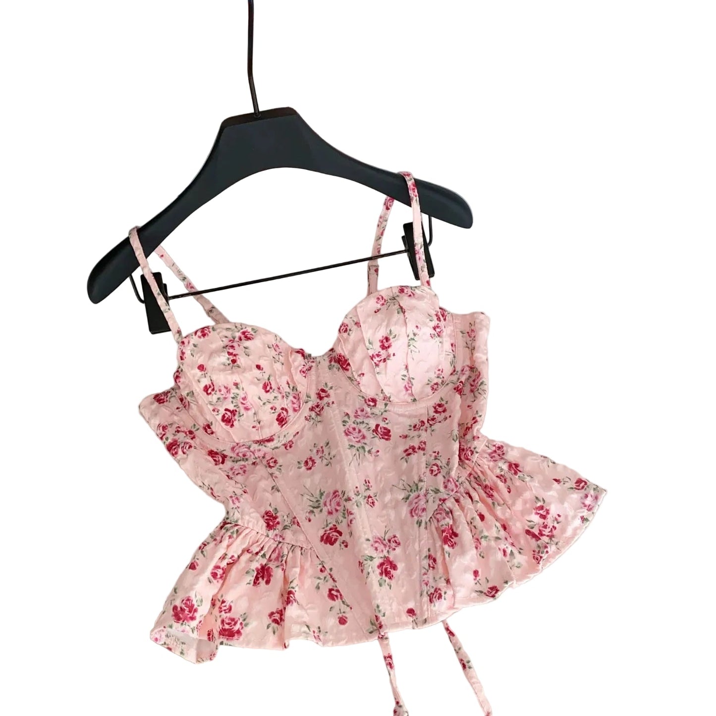 VALORIA | Women’s corset ruffle off-shoulder tank top elegant summer design