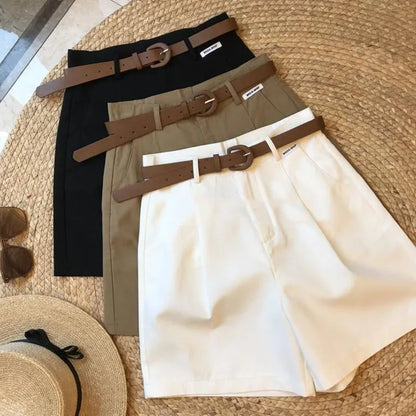 VALORIA | Women’s cotton wide leg shorts