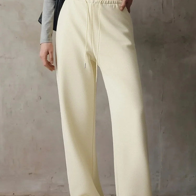 VALORIA | Women’s cotton wide leg sweatpants