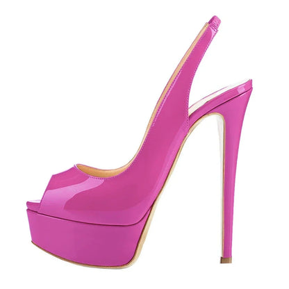 VALORIA | Women’s durable platform high heel sandals secure fit design