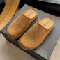 VALORIA | Women’s durable retro suede mules everyday walking comfort