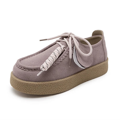 VALORIA | Women’s durable suede leather loafers premium quality