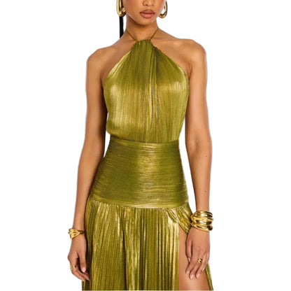 VALORIA | Women’s elegant corset off-shoulder maxi dress with flattering silhouette