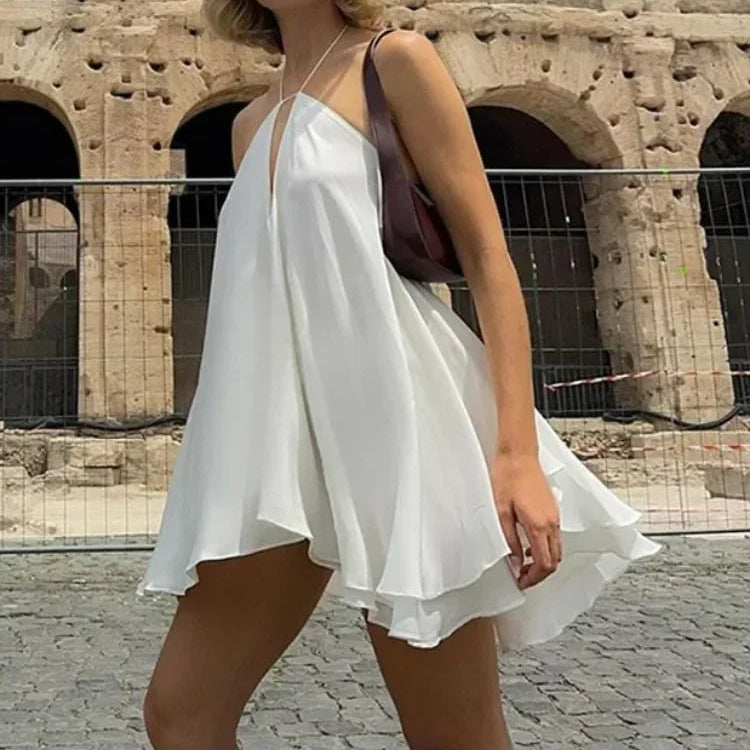 VALORIA | Women’s elegant hollow out maxi dress with flattering silhouette