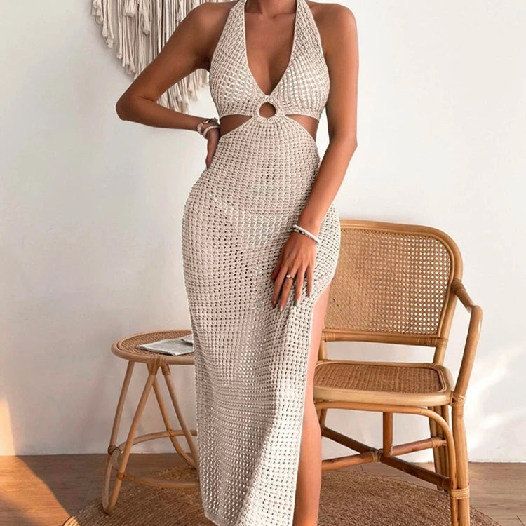 VALORIA | Women’s elegant knit hollow-out dress