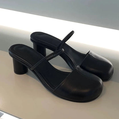 VALORIA | Women’s elegant mule slides minimalist luxury design