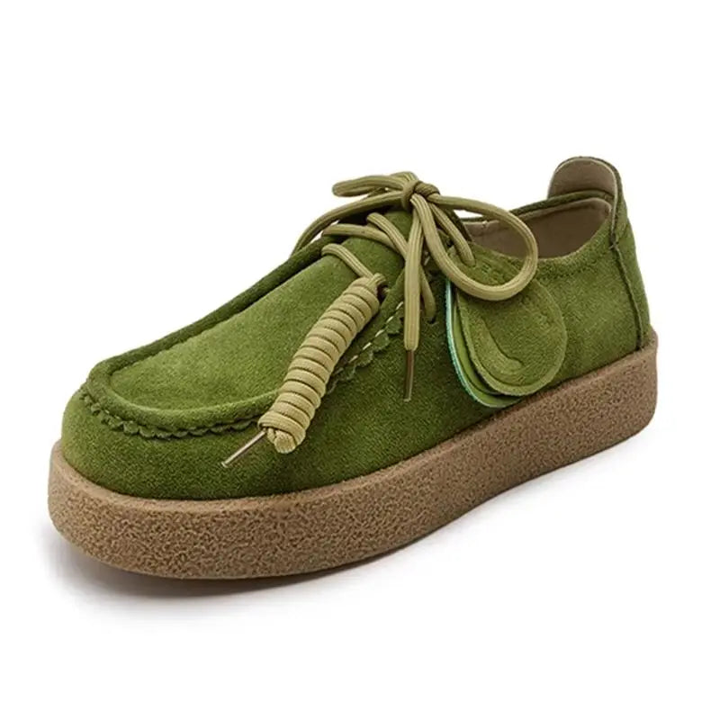 VALORIA | Women’s elegant suede leather loafers for work and leisure