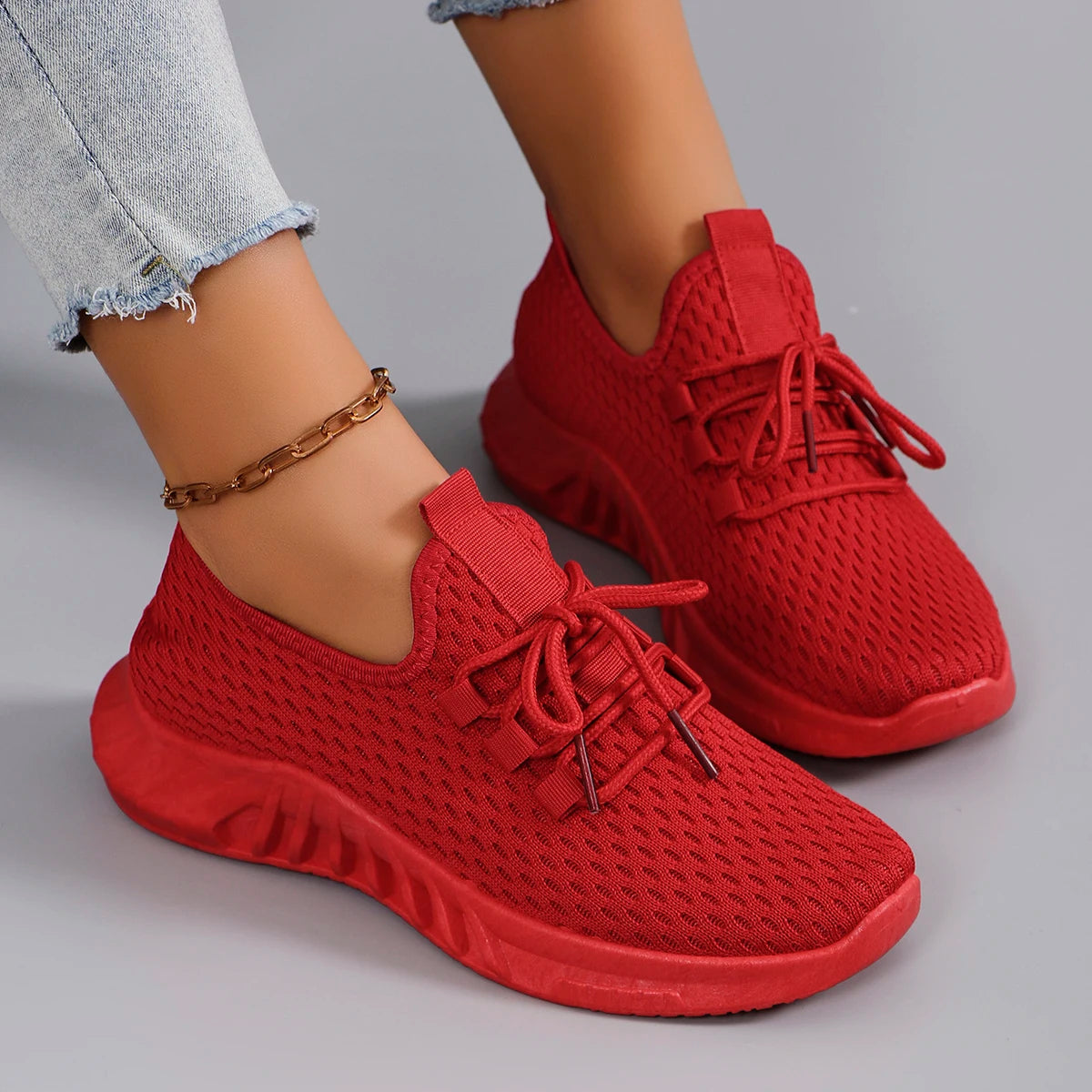 VALORIA | Women’s fashionable casual flats with breathable mesh upper for warm weather