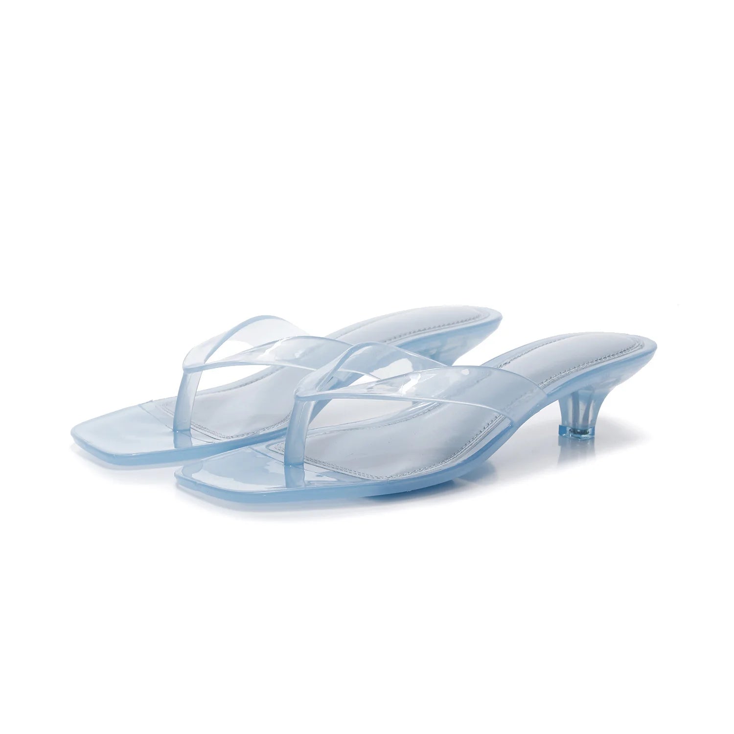 VALORIA | Women’s fashionable crystal square toe flip flops with elegant modern design