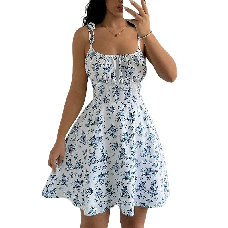 VALORIA | Women’s fashionable floral summer sundress for brunch, picnics and garden parties