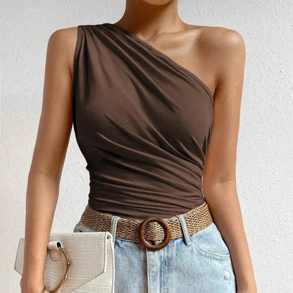 VALORIA | Women’s fashionable pleated top ideal for holidays, date nights and special occasions