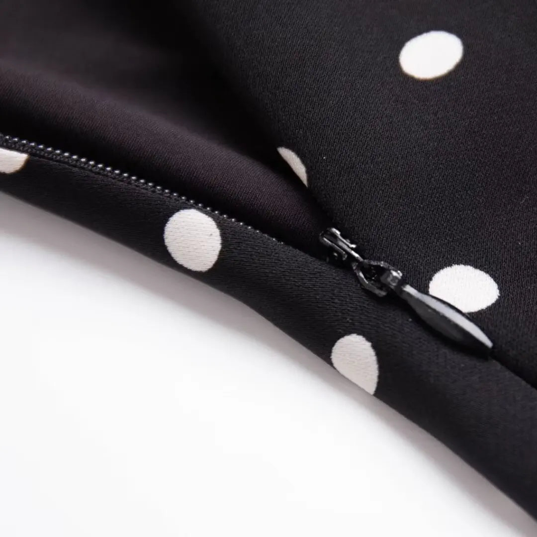 VALORIA | Women’s fashionable polka dot halter dress for brunch, beach holidays and weekend outings
