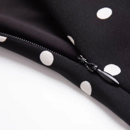 VALORIA | Women’s fashionable polka dot halter dress for brunch, beach holidays and weekend outings