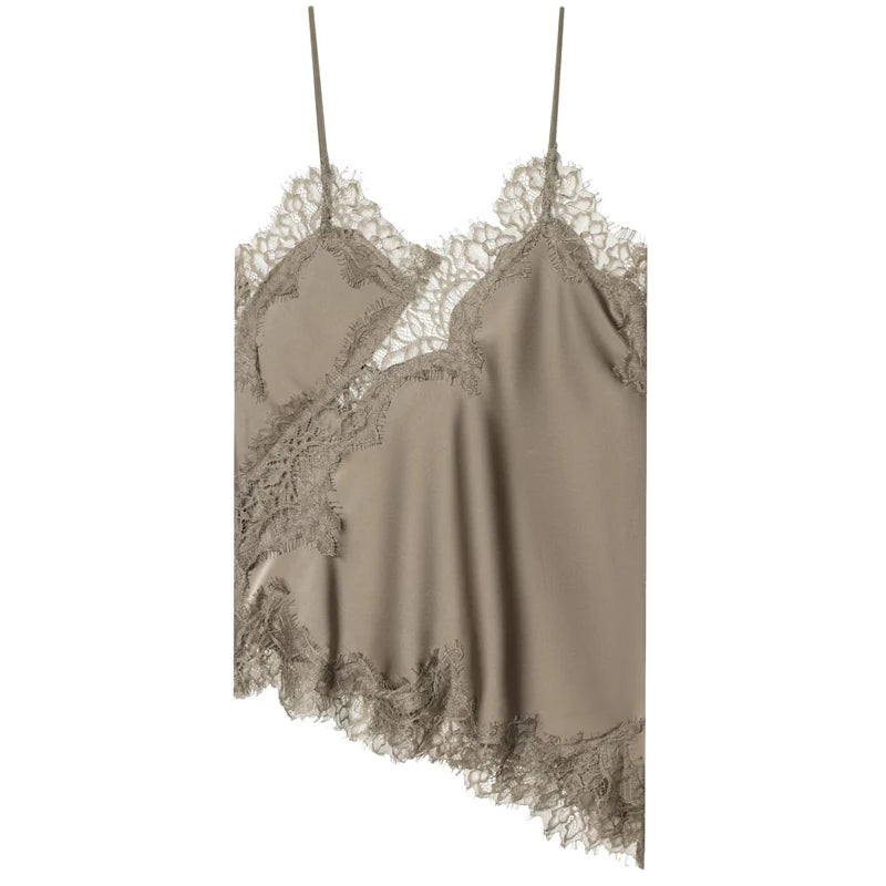 VALORIA | Women’s fashionable satin lace camisole top for parties, date nights and special occasions