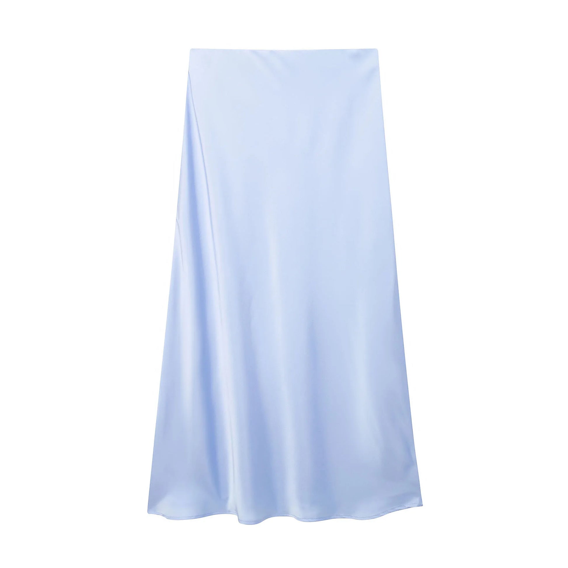 VALORIA | Women’s fashionable satin midi skirt for the office, brunch and special occasions