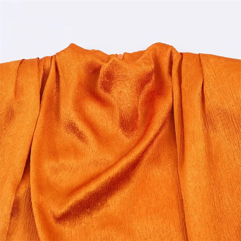 VALORIA | Women’s fashionable satin ribbon sleeveless top for parties and special occasions