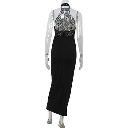 VALORIA | Women’s fashionable sleeveless sheath maxi dress for weddings, cocktail parties and special events