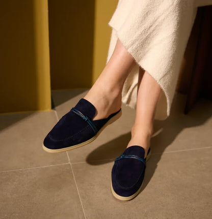VALORIA | Women’s fashionable suede slip-on loafers timeless elegant appeal