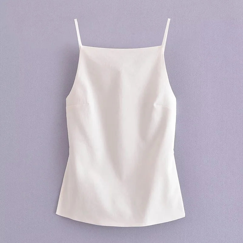 VALORIA | Women’s flattering backless camisole with elegant silhouette and contemporary design