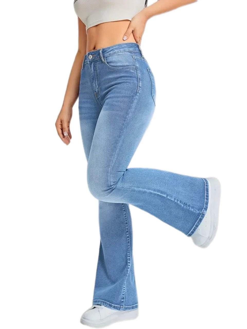 VALORIA | Women’s high waist wide leg jeans