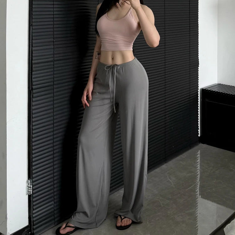 VALORIA | Women’s high waist wide leg joggers with relaxed comfortable fit